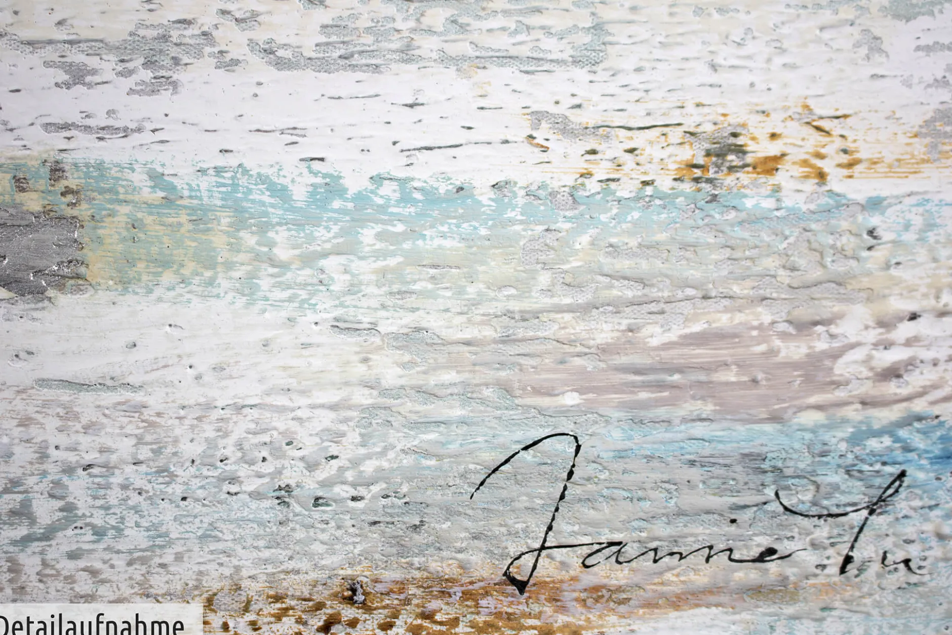Handgemaltes Gemälde 'Durch das Wolkenmeer' 120x80cm | inkl. Echtheitszertifikat