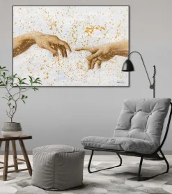 Handgemaltes Gemälde 'Ein Ebenbild Gottes' 100x70cm | inkl. Echtheitszertifikat