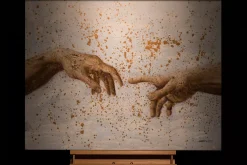 Handgemaltes Gemälde 'Ein Ebenbild Gottes' 100x70cm | inkl. Echtheitszertifikat