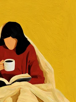 Handgemaltes Gemälde 'Eine Tasse Gelassenheit' | Echtheitszertifikat inklusive