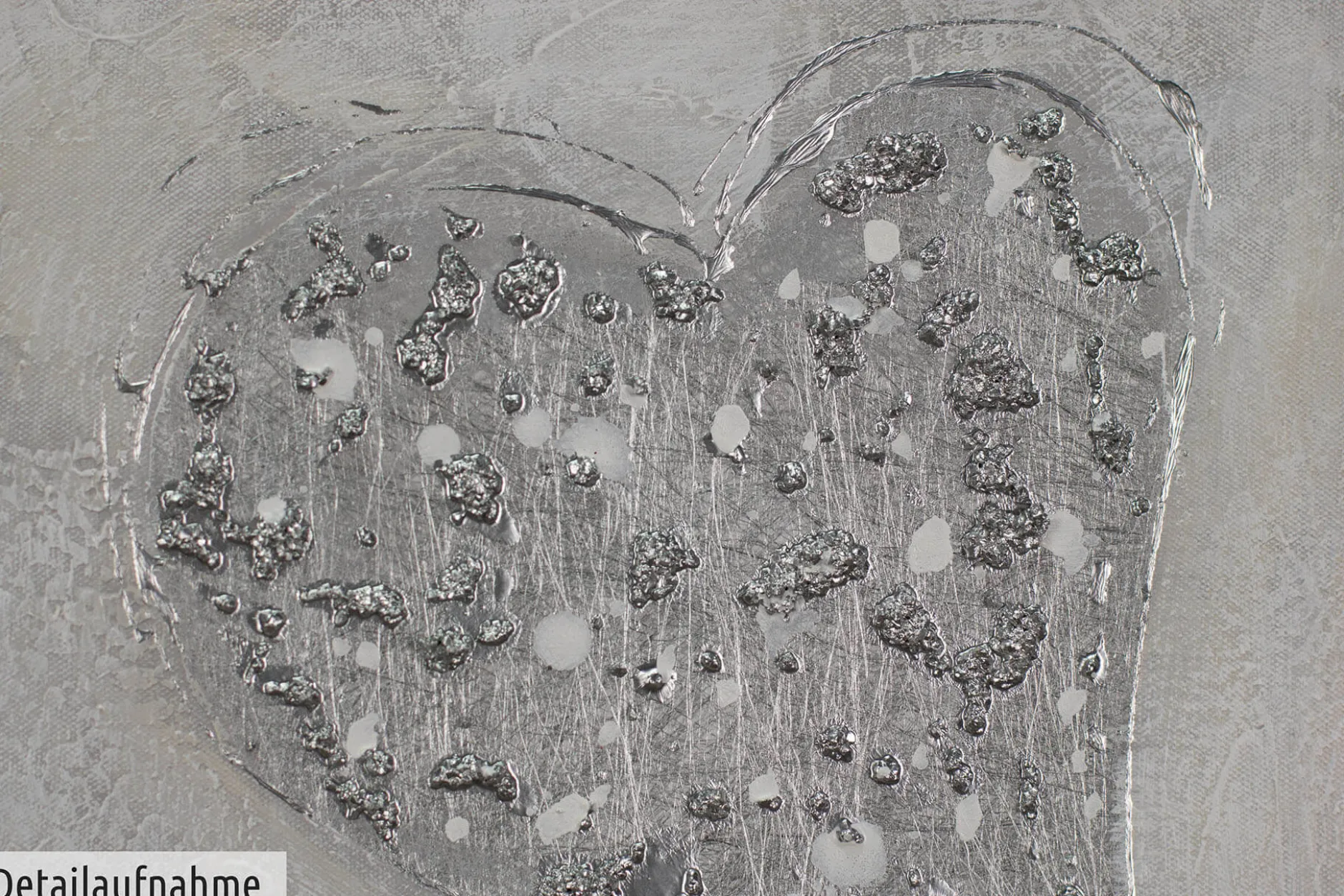 Handgemaltes Gemälde 'Elastic Heart' 30x30cm | inkl. Echtheitszertifikat