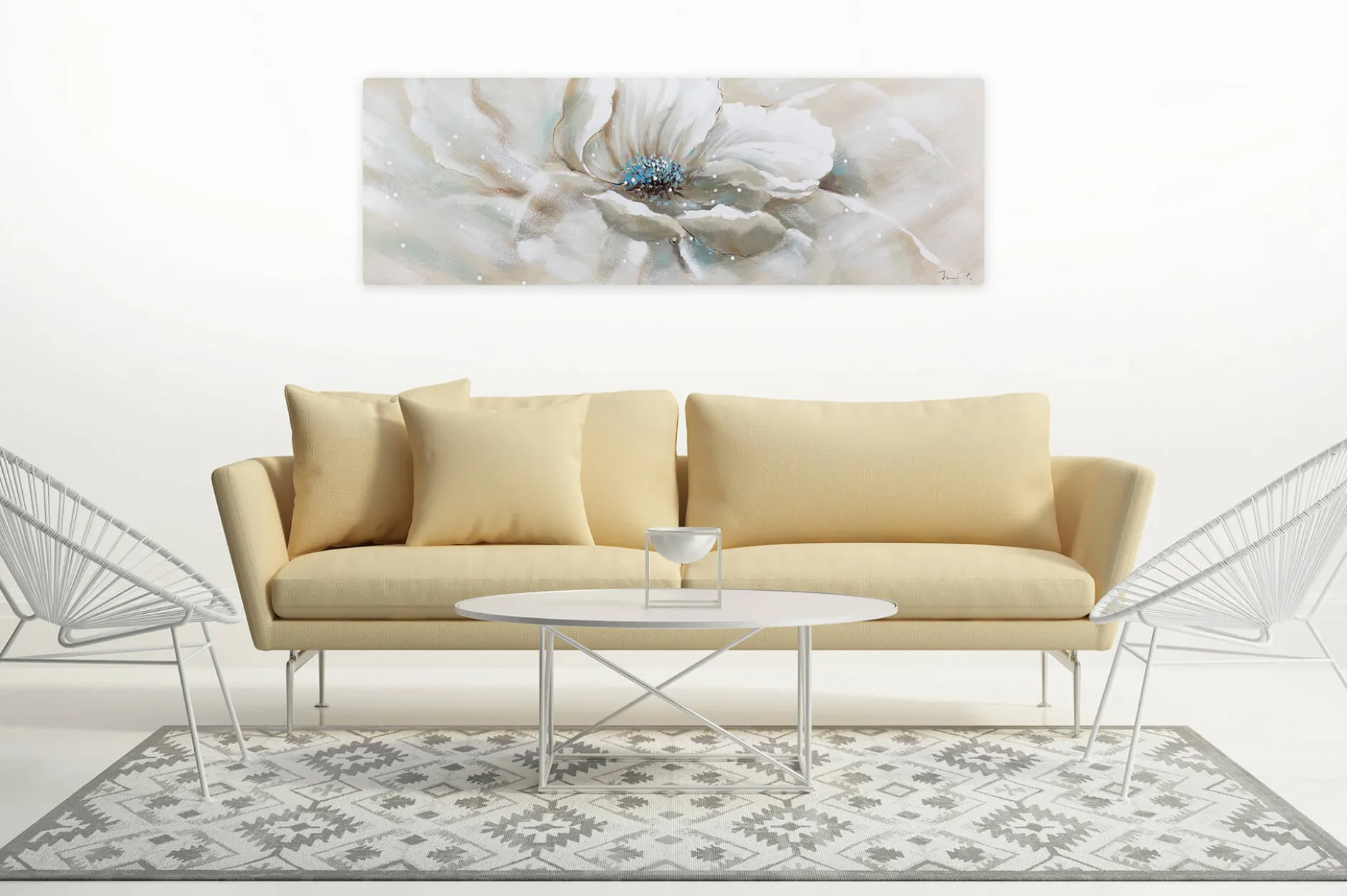 Handgemaltes Gemälde 'Elfengleich' 150x50cm | inkl. Echtheitszertifikat