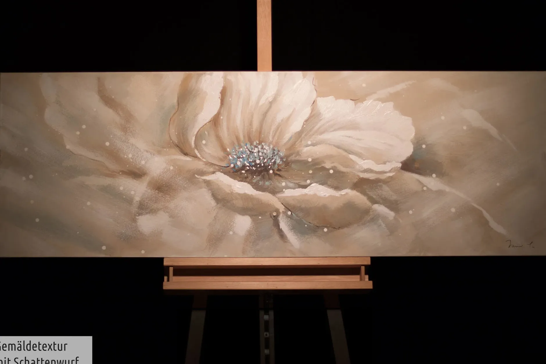 Handgemaltes Gemälde 'Elfengleich' 150x50cm | inkl. Echtheitszertifikat