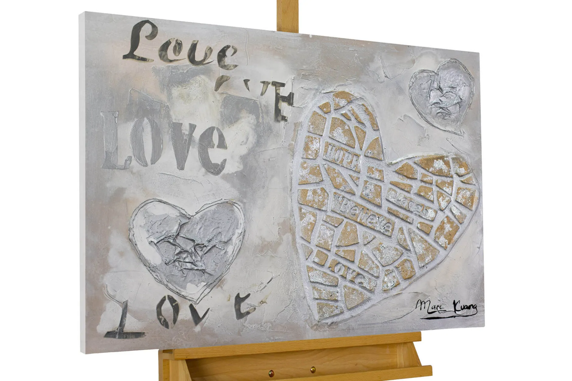 Handgemaltes Gemälde 'Embrace Me' 80x60cm | inkl. Echtheitszertifikat
