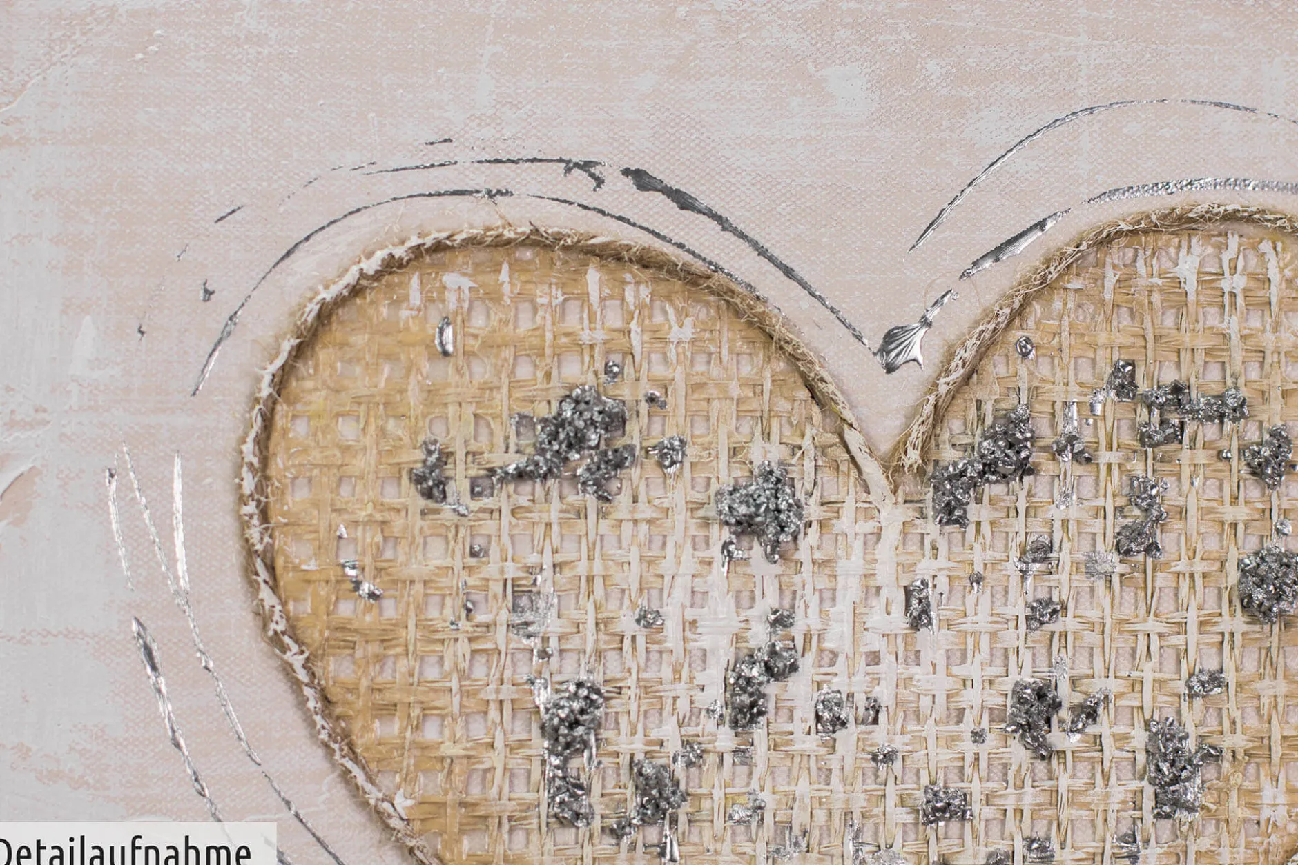 Handgemaltes Gemälde 'Endless Love' 30x30cm | inkl. Echtheitszertifikat