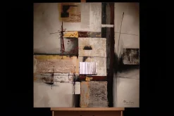 Handgemaltes Gemälde 'Endlose Zeitreise' 80x80cm | inkl. Echtheitszertifikat