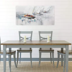 Handgemaltes Gemälde 'Endspurt' 120x60cm | inkl. Echtheitszertifikat