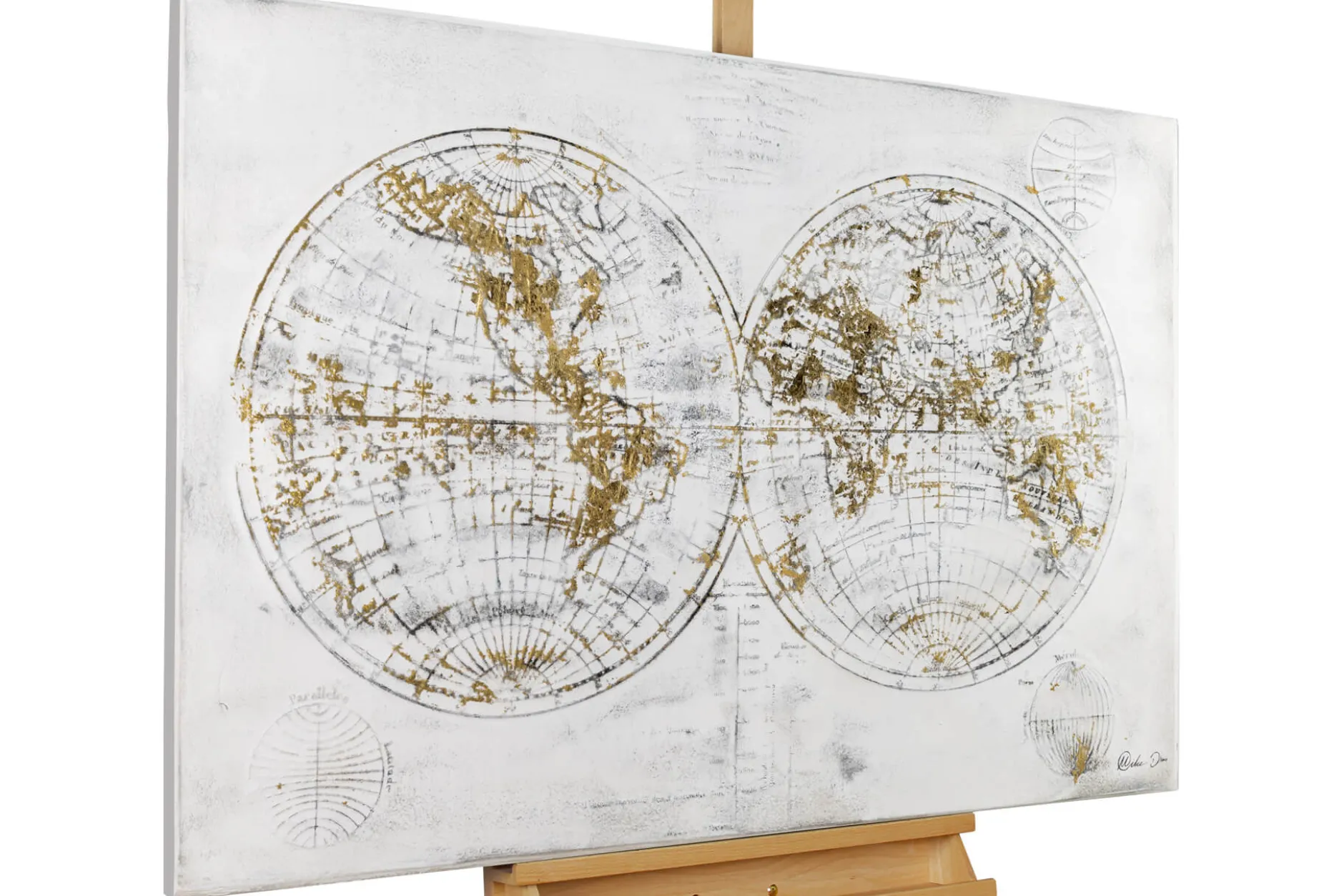 Handgemaltes Gemälde 'Entdeckung der Welt' 120x80cm | inkl. Echtheitszertifikat