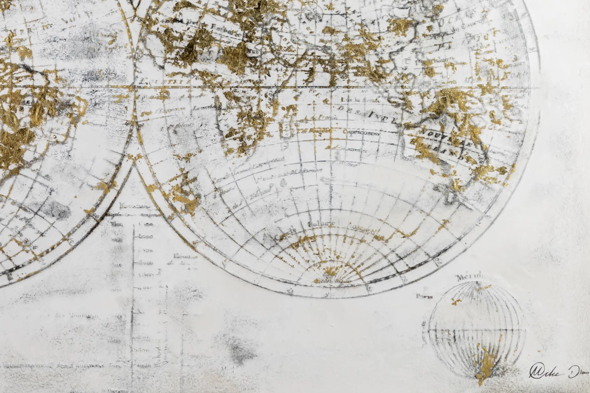 Handgemaltes Gemälde 'Entdeckung der Welt' 120x80cm | inkl. Echtheitszertifikat