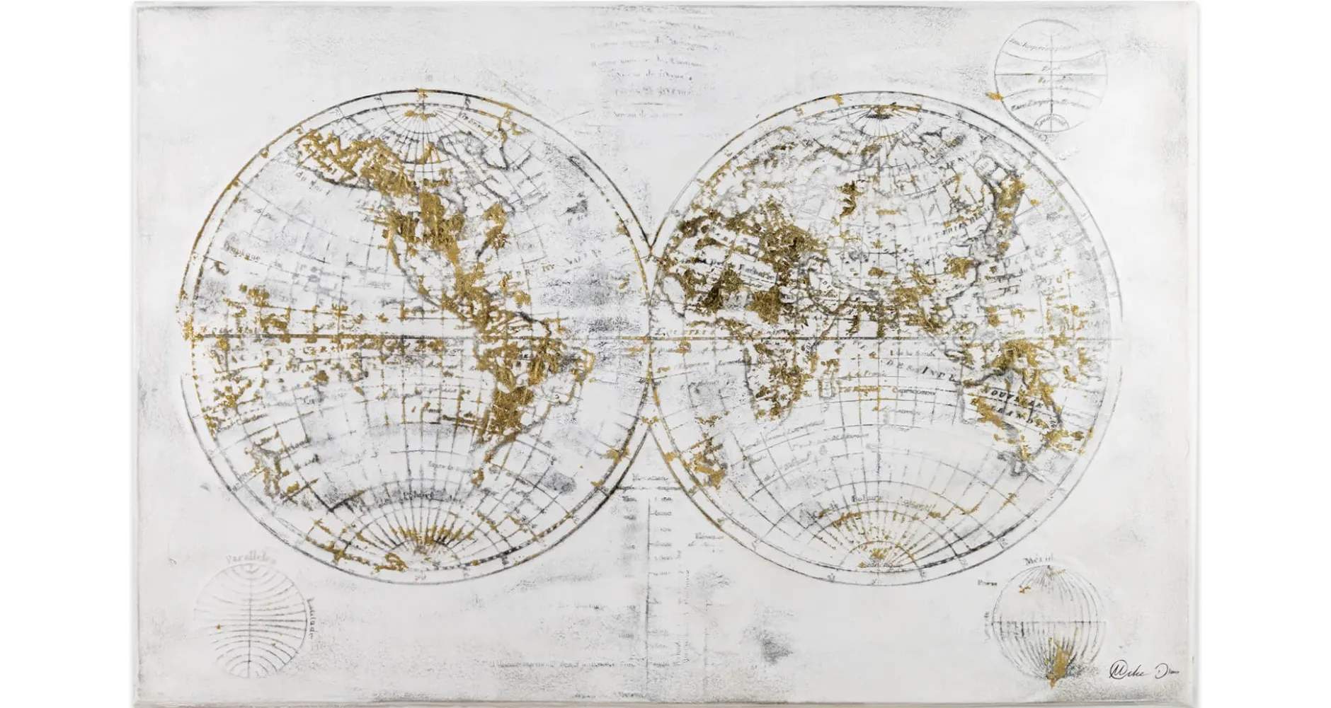Handgemaltes Gemälde 'Entdeckung der Welt' 120x80cm | inkl. Echtheitszertifikat