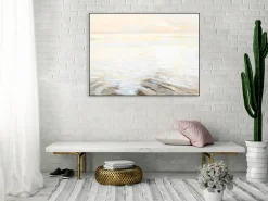 Handgemaltes Gemälde 'Erwachendes Meer' 100x75cm | inkl. Echtheitszertifikat
