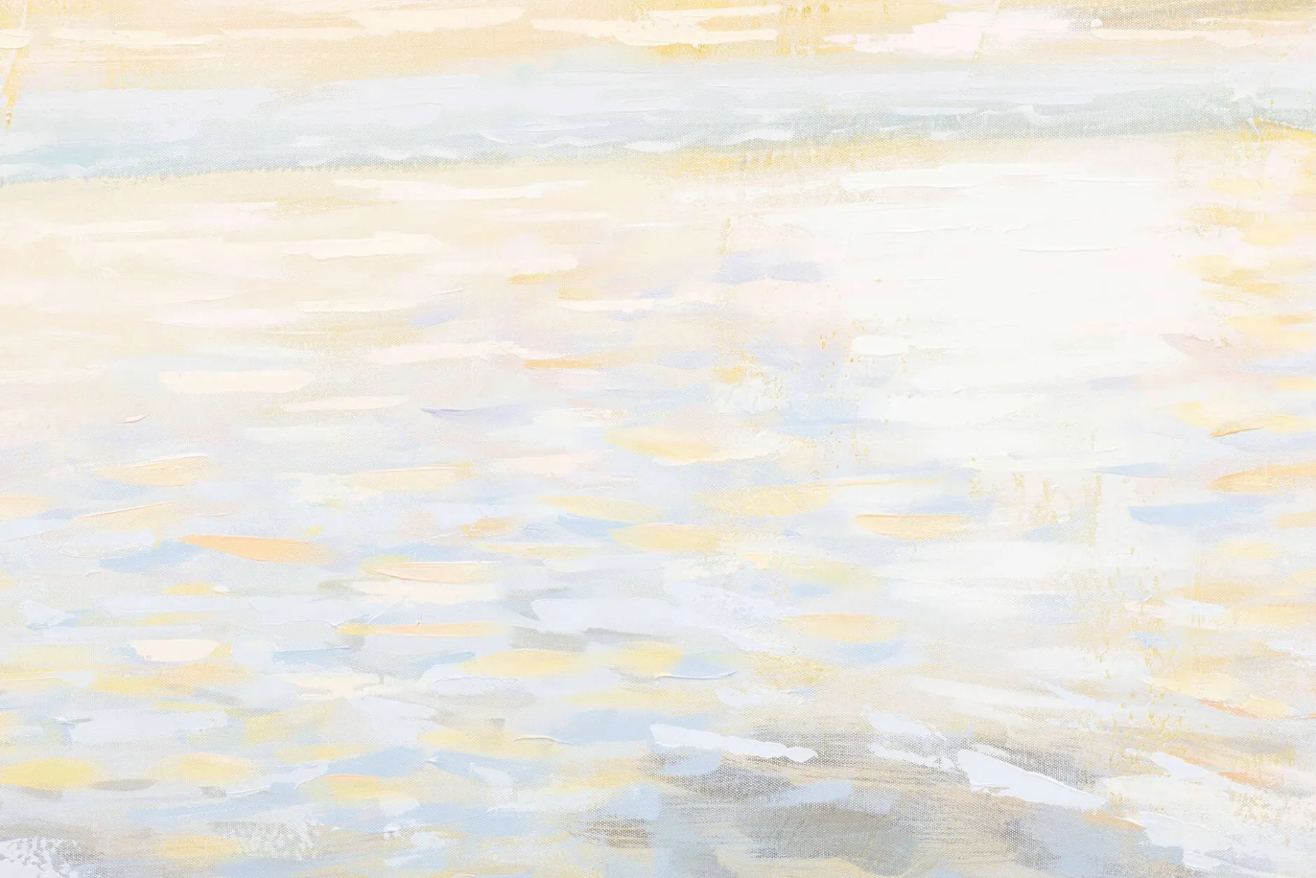 Handgemaltes Gemälde 'Erwachendes Meer' 100x75cm | inkl. Echtheitszertifikat