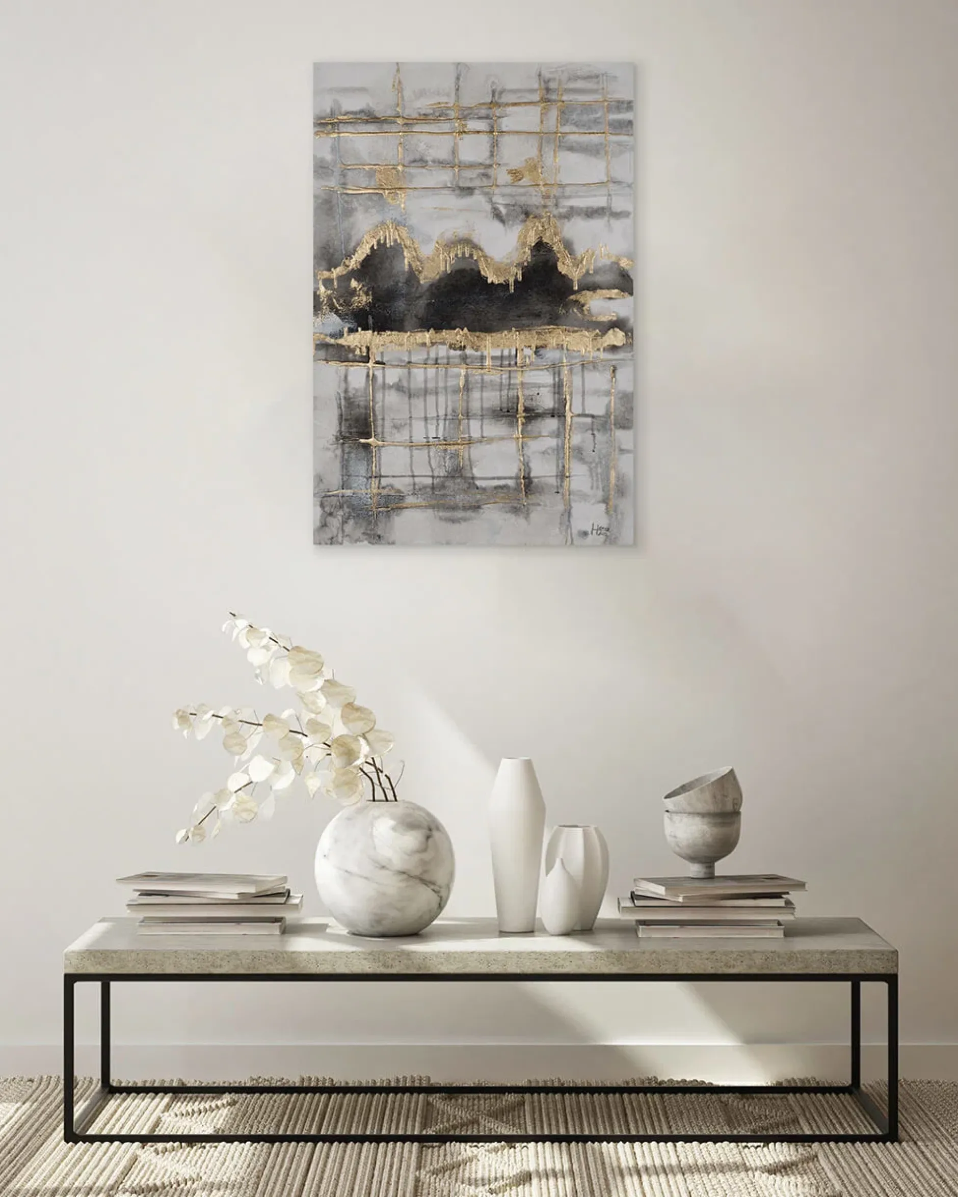 Handgemaltes Gemälde 'Extraordinary Mirage' 60x90cm | inkl. Echtheitszertifikat