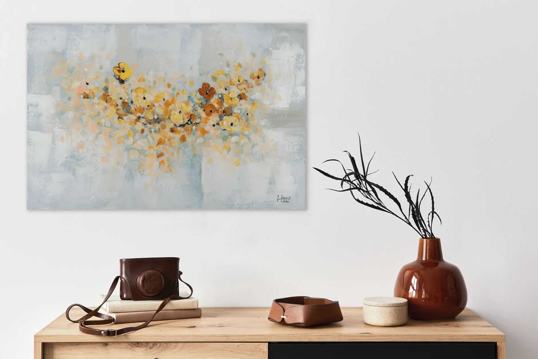 Handgemaltes Gemälde 'Extravaganza of Feelings' 90x60cm | inkl. Echtheitszertifikat