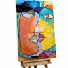 Handgemaltes Gemälde 'Face to Face' 75x100cm | inkl. Echtheitszertifikat