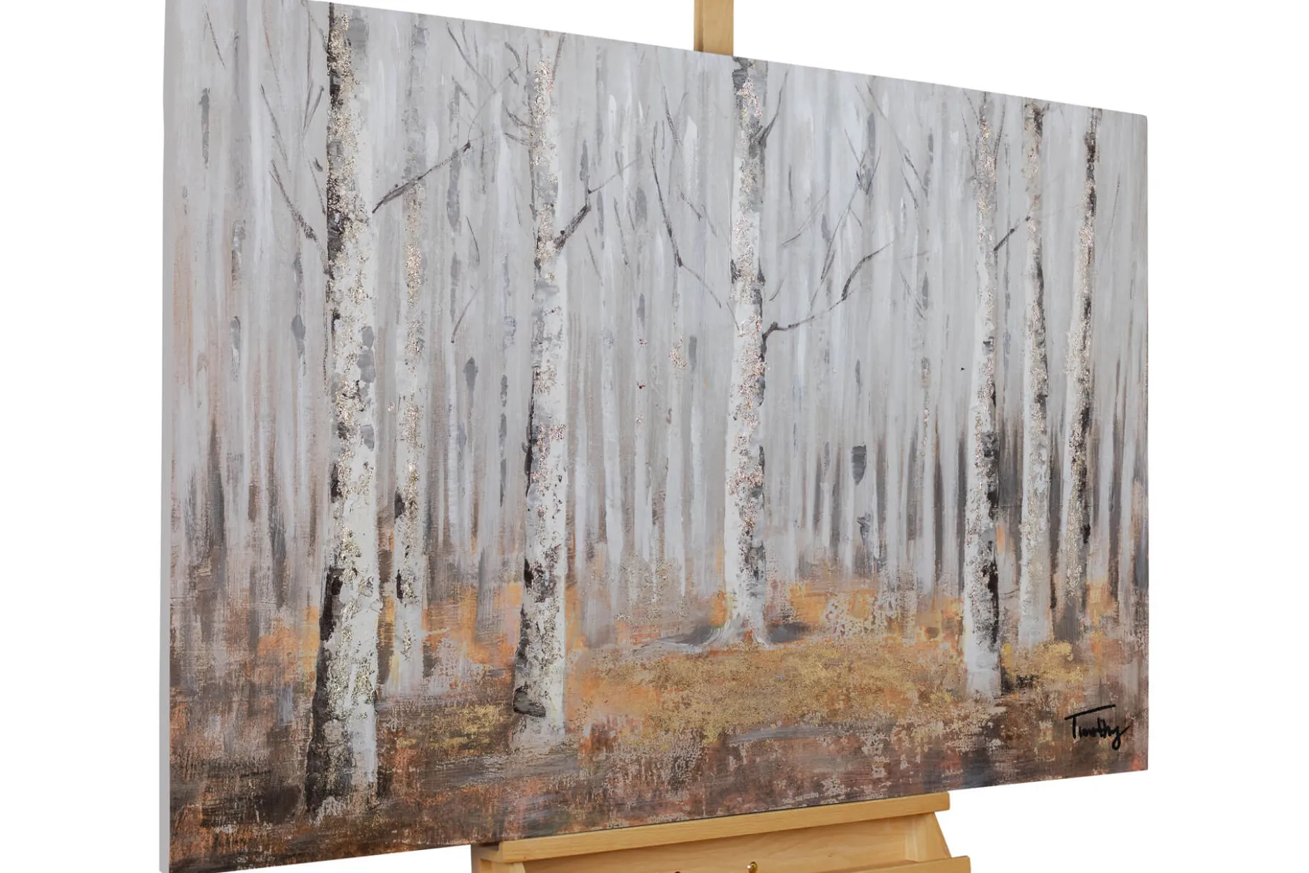 Handgemaltes Gemälde 'Fallende Blätter' 90x60cm | inkl. Echtheitszertifikat