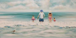 Handgemaltes Gemälde 'Familienzeit' 120x60cm | inkl. Echtheitszertifikat