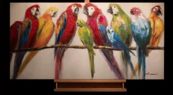 Handgemaltes Gemälde 'Familienportrait' 120x60cm | inkl. Echtheitszertifikat