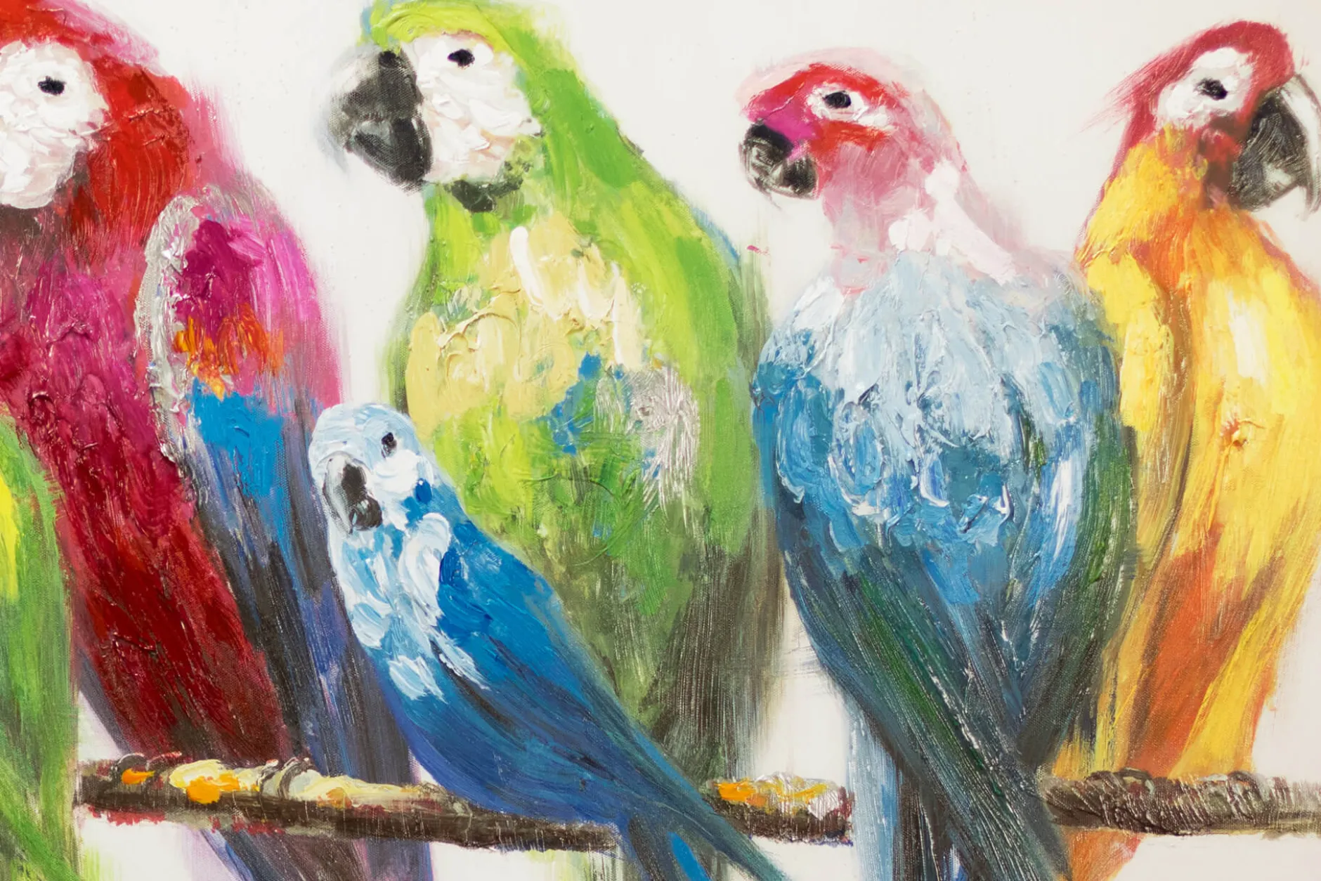 Handgemaltes Gemälde 'Familienportrait' 120x60cm | inkl. Echtheitszertifikat