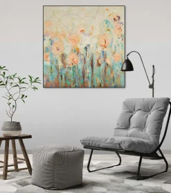 Handgemaltes Gemälde 'Fantasievoller Traum' 90x90cm | inkl. Echtheitszertifikat