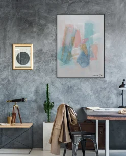 Handgemaltes Gemälde 'Farben des Glücks' 75x100cm | inkl. Echtheitszertifikat