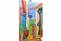 Handgemaltes Gemälde 'Farben der Gesellschaft' 60x90cm | inkl. Echtheitszertifikat