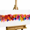 Handgemaltes Gemälde 'Farbenspiel am Horizont' 120x40cm | inkl. Echtheitszertifikat