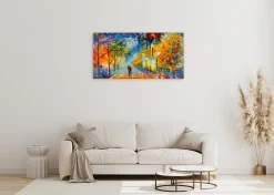 Handgemaltes Gemälde 'Fateful Evening' 120x60cm | inkl. Echtheitszertifikat
