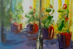 Handgemaltes Gemälde 'Fateful Evening' 120x60cm | inkl. Echtheitszertifikat