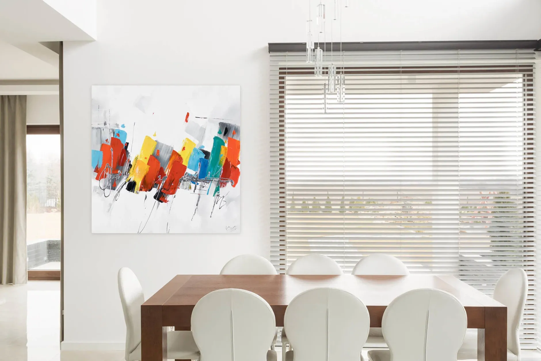 Handgemaltes Gemälde 'Fearless' 80x80cm | inkl. Echtheitszertifikat
