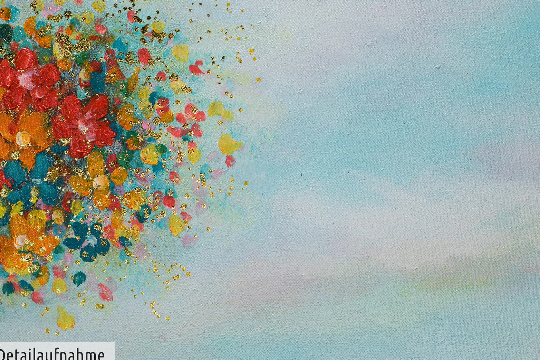 Handgemaltes Gemälde 'Feld der Facetten' 120x60cm | inkl. Echtheitszertifikat