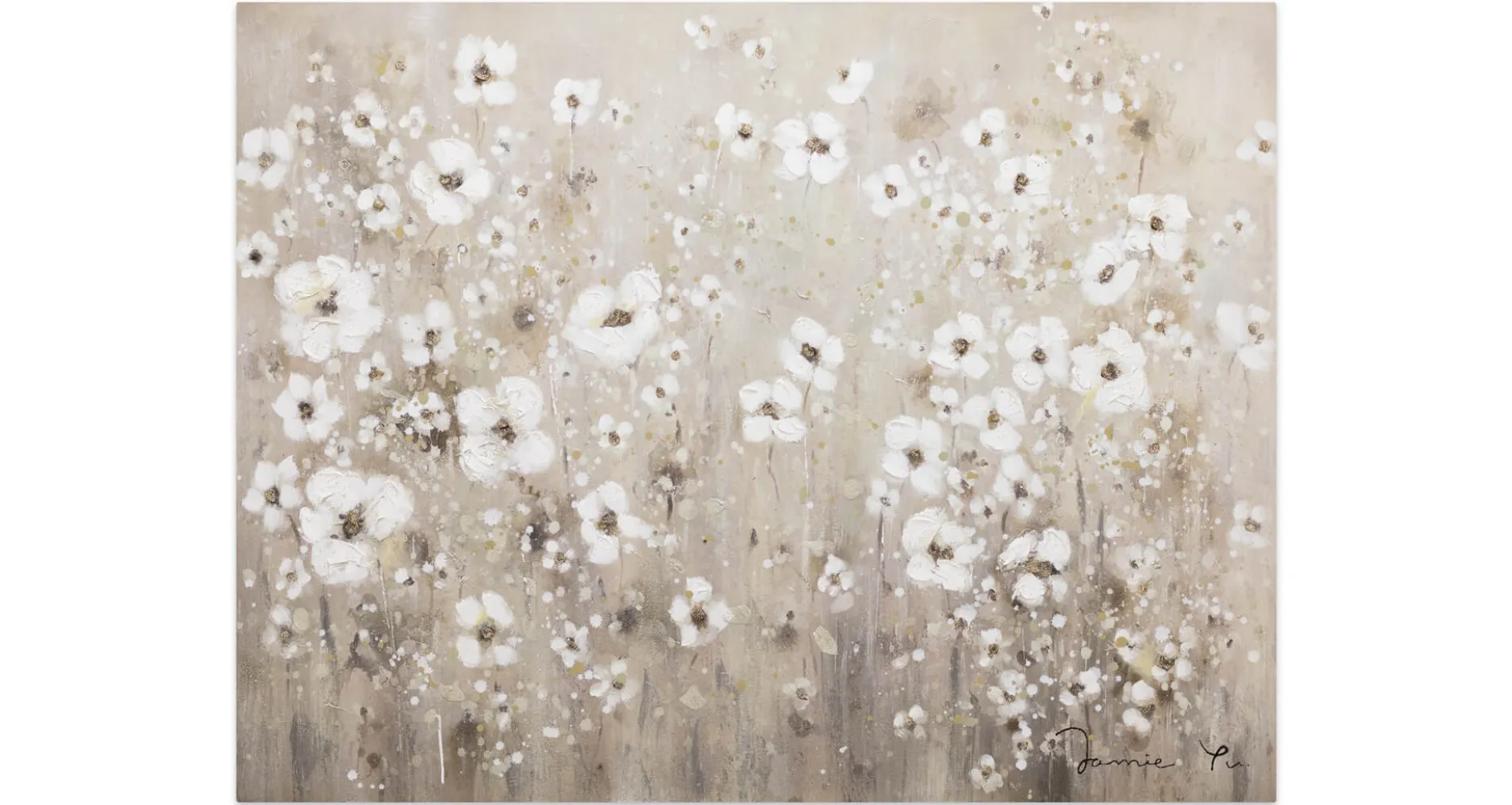 Handgemaltes Gemälde 'Feld der Wünsche' 100x75cm | inkl. Echtheitszertifikat