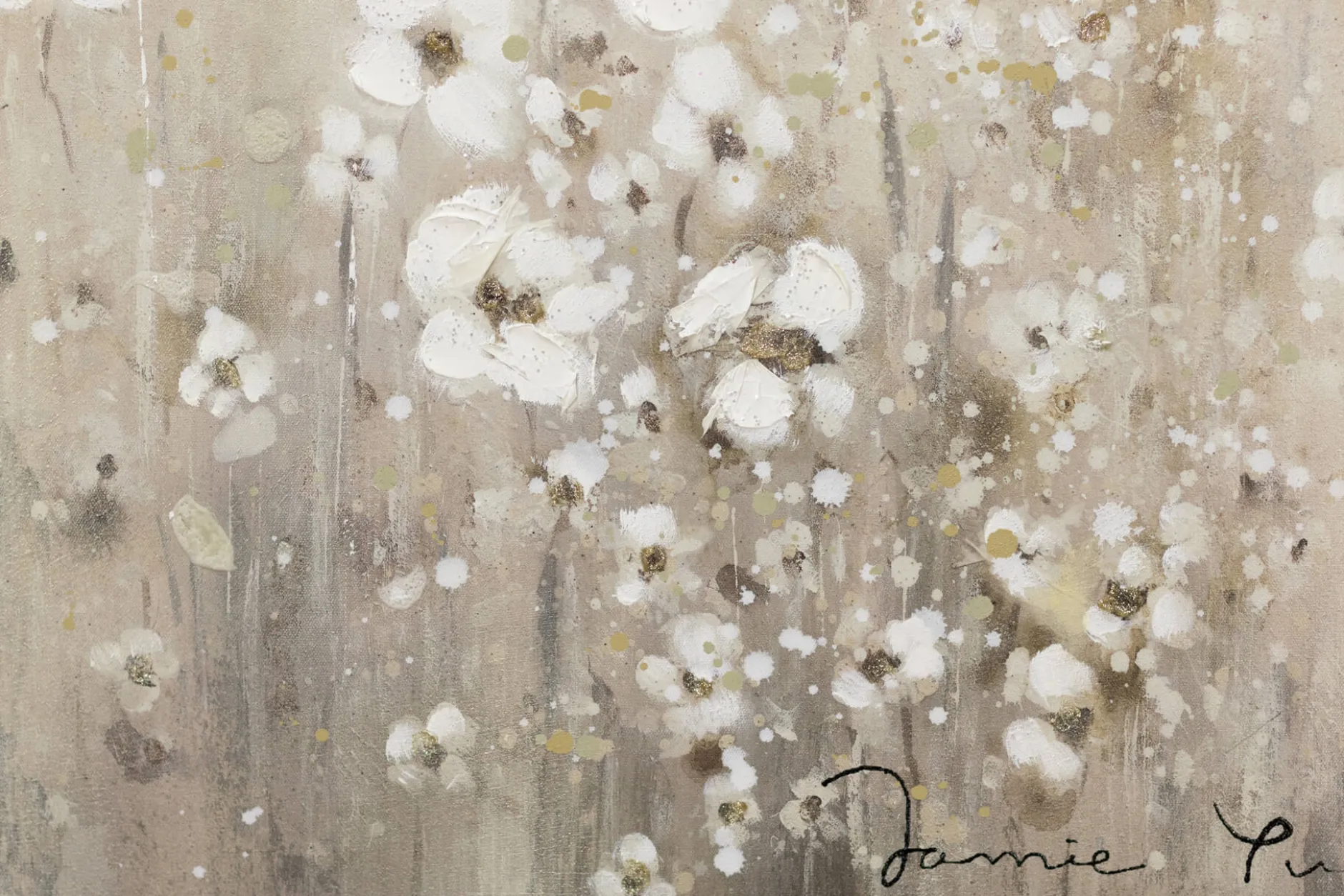 Handgemaltes Gemälde 'Feld der Wünsche' 100x75cm | inkl. Echtheitszertifikat