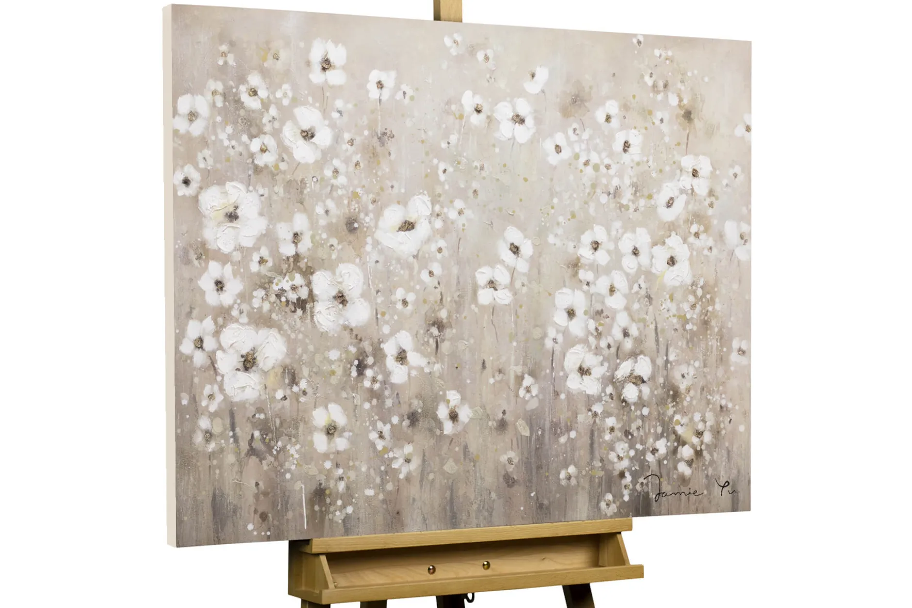 Handgemaltes Gemälde 'Feld der Wünsche' 100x75cm | inkl. Echtheitszertifikat