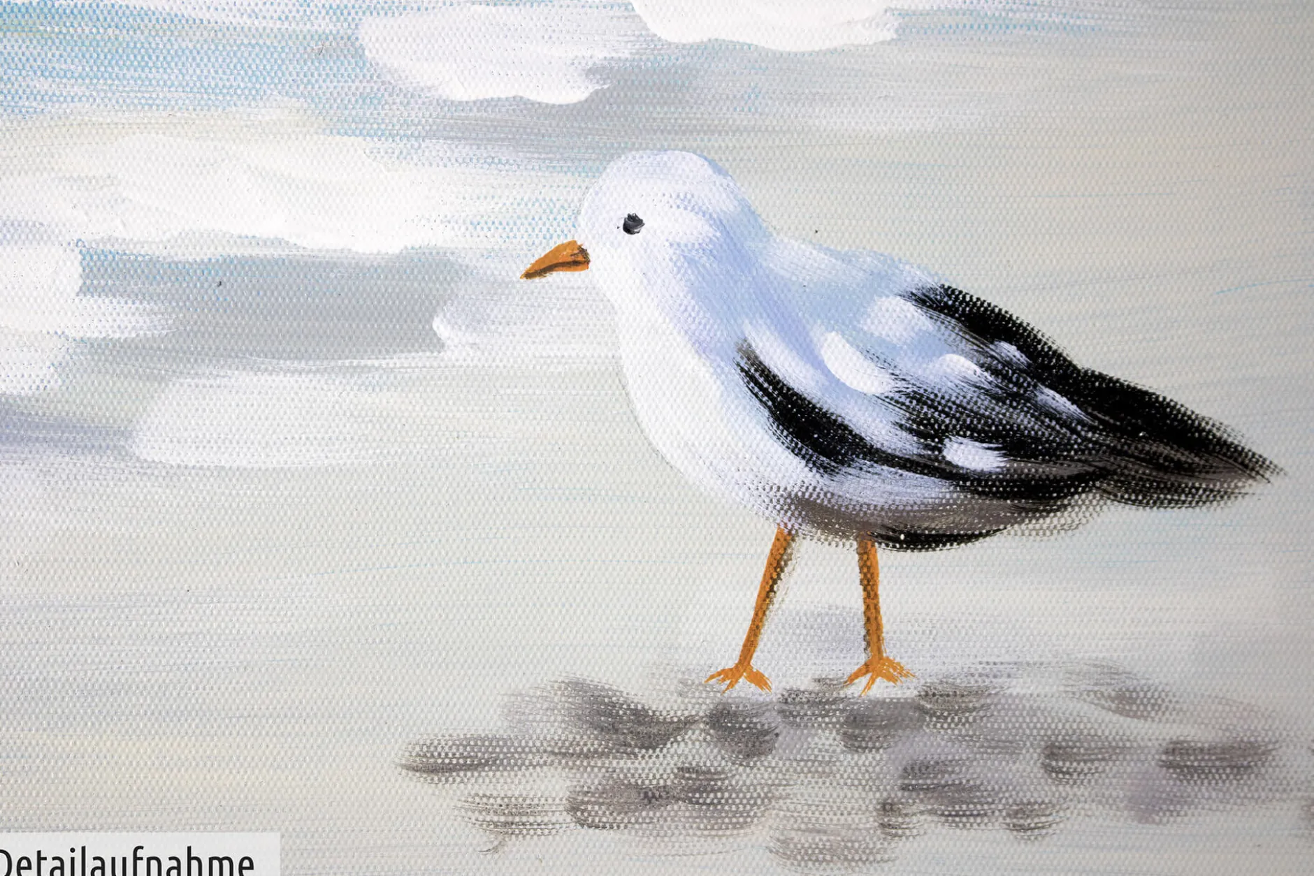 Handgemaltes Gemälde 'Fernweh Feeling' 80x80cm | inkl. Echtheitszertifikat