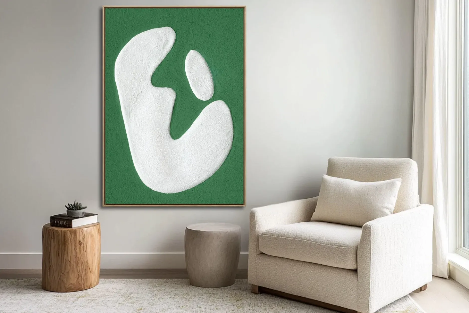 Handgemaltes Gemälde 'Figurative Enigma' 50x70cm | inkl. Echtheitszertifikat