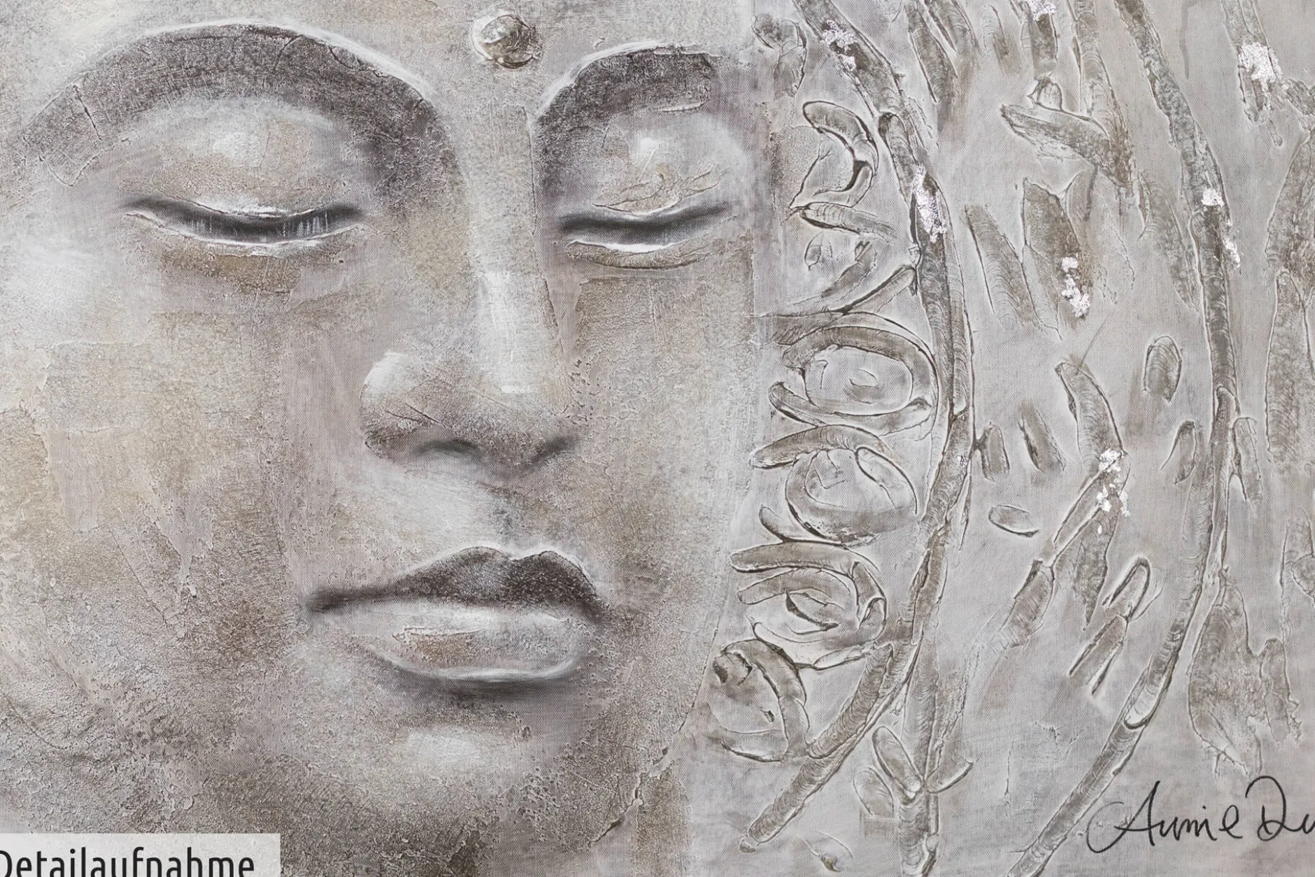 Handgemaltes Gemälde 'Find your Inner Peace' 120x60cm | inkl. Echtheitszertifikat