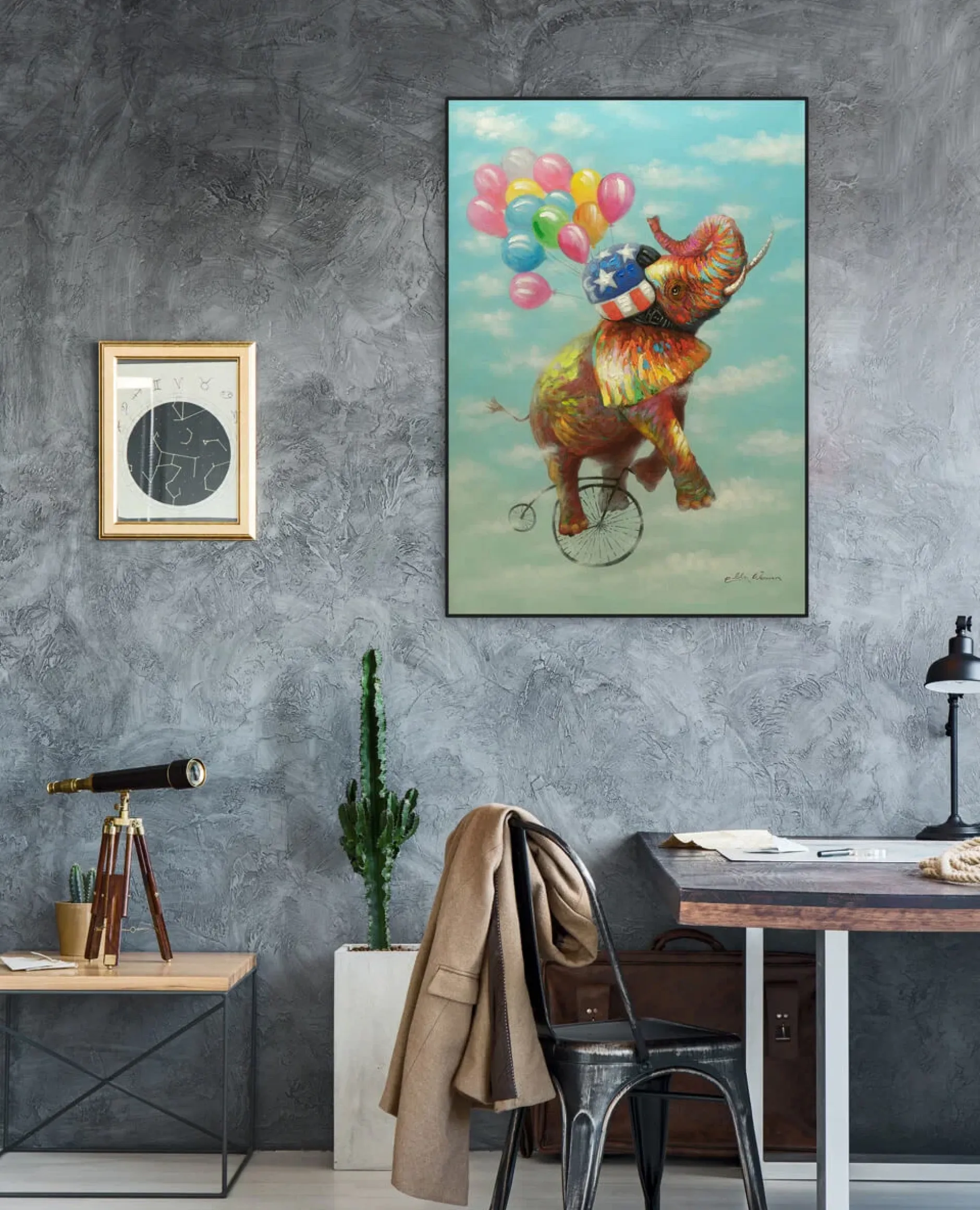 Handgemaltes Gemälde 'Fiodor Fröhlich' 70x100cm | inkl. Echtheitszertifikat