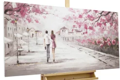 Handgemaltes Gemälde 'First Date' 120x60cm | inkl. Echtheitszertifikat