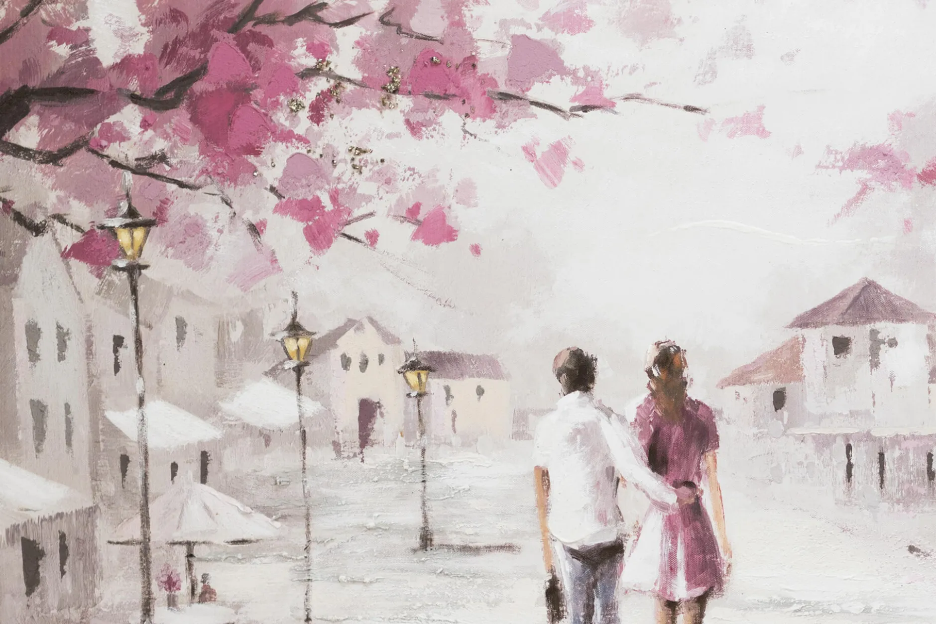 Handgemaltes Gemälde 'First Date' 120x60cm | inkl. Echtheitszertifikat