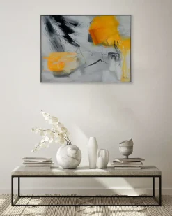 Handgemaltes Gemälde 'Flammende Sehnsucht' 102,5x77,5cm | inkl. Echtheitszertifikat