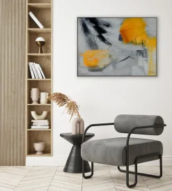 Handgemaltes Gemälde 'Flammende Sehnsucht' 102,5x77,5cm | inkl. Echtheitszertifikat