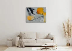 Handgemaltes Gemälde 'Flammende Sehnsucht' 102,5x77,5cm | inkl. Echtheitszertifikat