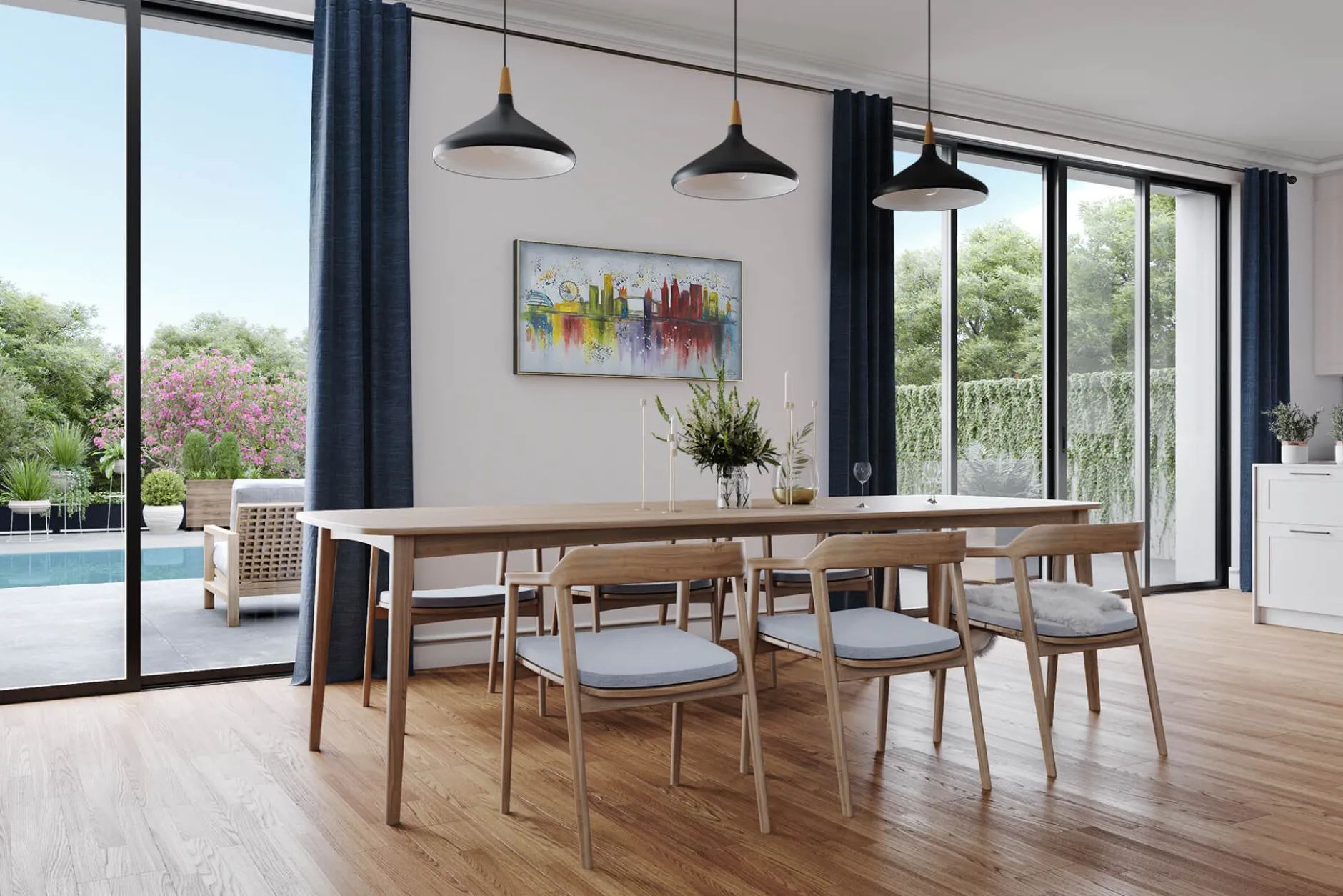 Handgemaltes Gemälde 'Flavour of London' 120x60cm | inkl. Echtheitszertifikat