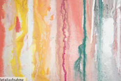 Handgemaltes Gemälde 'Fließende Geborgenheit' 150x50cm | inkl. Echtheitszertifikat