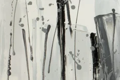 Handgemaltes Gemälde 'Fließende Asche' 150x50cm | inkl. Echtheitszertifikat