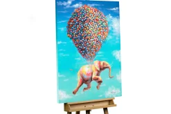 Handgemaltes Gemälde 'Fliegengewicht' 70x100cm | inkl. Echtheitszertifikat