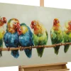 Handgemaltes Gemälde 'Flock Together' 120x60cm | inkl. Echtheitszertifikat