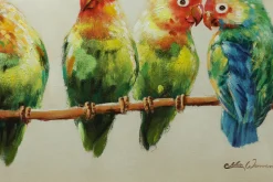 Handgemaltes Gemälde 'Flock Together' 120x60cm | inkl. Echtheitszertifikat