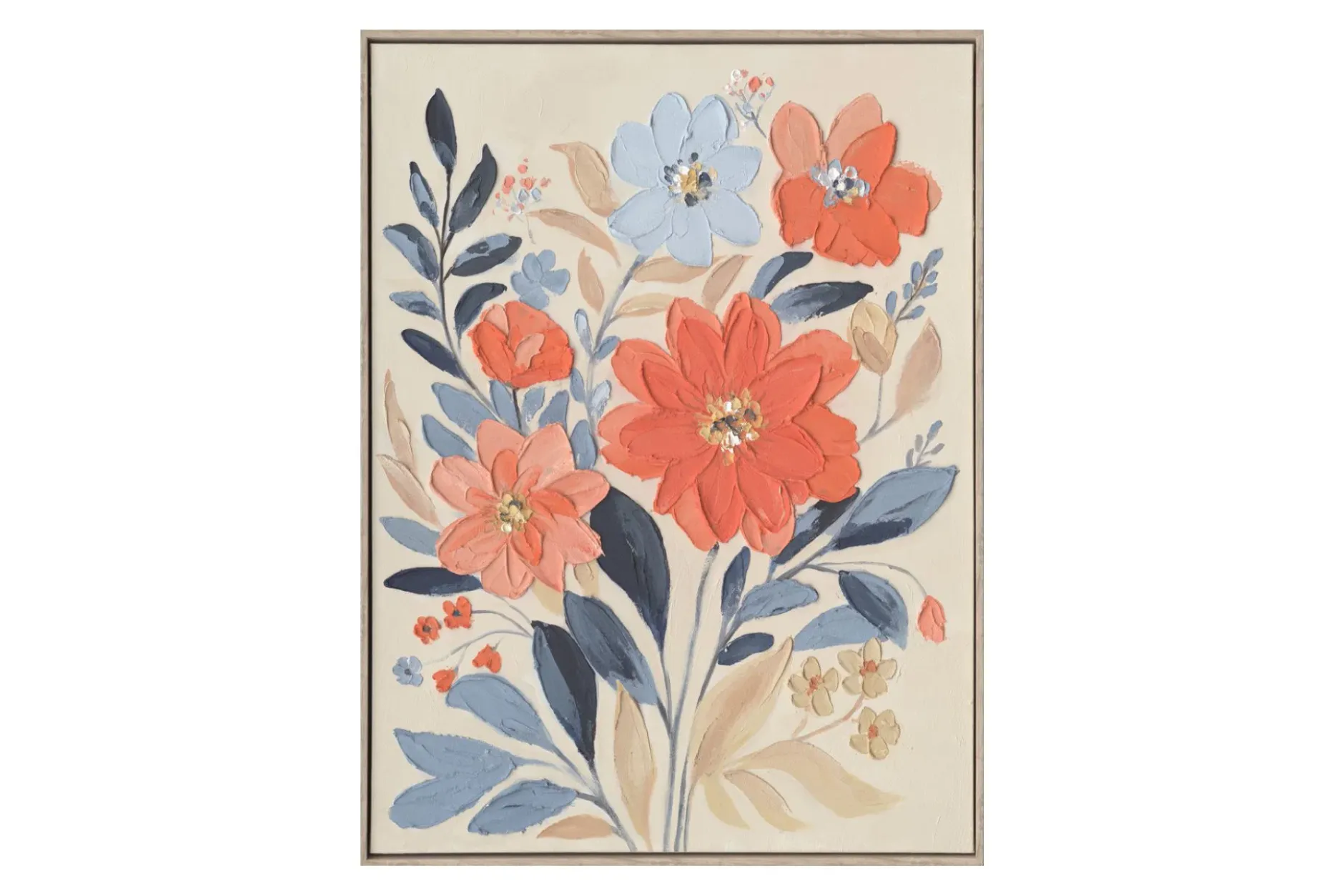 Handgemaltes Gemälde 'Floral Friendship' 60x80cm | inkl. Echtheitszertifikat